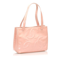 Chanel Tote Bag aus Lackleder in Rosa / Pink