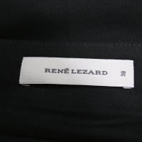 René Lezard Paire de Pantalon en Laine en Noir