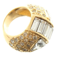 Gianni Versace Ring mit Schmucksteinen 
