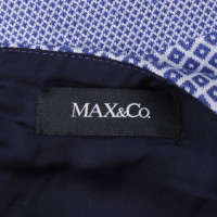 Max & Co Jurk in blauw / wit