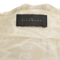Richmond Transparente Bluse in Beige