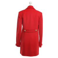 Versus cappotto classico in rosso
