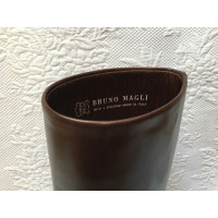 Bruno Magli Stiefel aus Leder in Braun