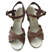 Timberland Sandals Leather in Brown
