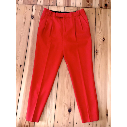 Comptoir Des Cotonniers Trousers Wool in Red