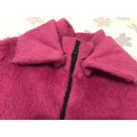 Jo No Fui Jacke/Mantel aus Wolle in Fuchsia