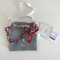 Christian Dior Collana in Cotone in Rosso