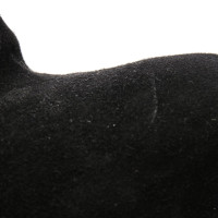 Miu Miu Stiefeletten aus Leder in Schwarz