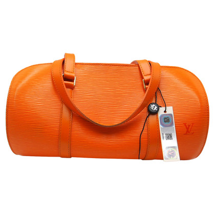 Louis Vuitton Soufflot aus Leder in Orange