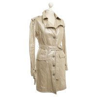 Ermanno Scervino Trench aux reflets or