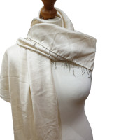 Max Mara Scarf/Shawl Silk in White
