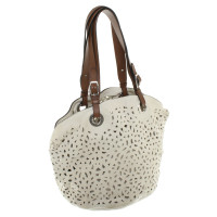 Marni Cream-colored leather handbag