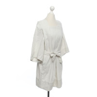 Isabel Marant Etoile Vestito in Cotone in Crema