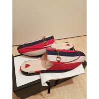 Gucci Sandals Canvas in Red