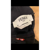 Fendi Trousers Cotton in Black