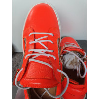 Giuseppe Zanotti Sneaker in Pelle in Arancio