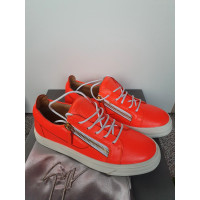 Giuseppe Zanotti Sneaker in Pelle in Arancio