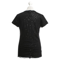 Ralph Lauren Black Label Top con paillettes