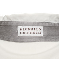 Brunello Cucinelli Camicetta in bianco