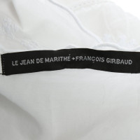 Marithé Et Francois Girbaud Oberteil aus Baumwolle in Weiß