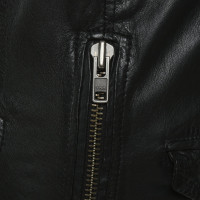 Muubaa Vest Leather in Black