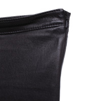 Rena Lange Pantaloni di pelle in nero