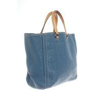 Carolina Herrera Handtasche aus Leder in Blau