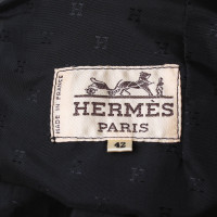 Hermès Ausgestellter Rock in Schwarz