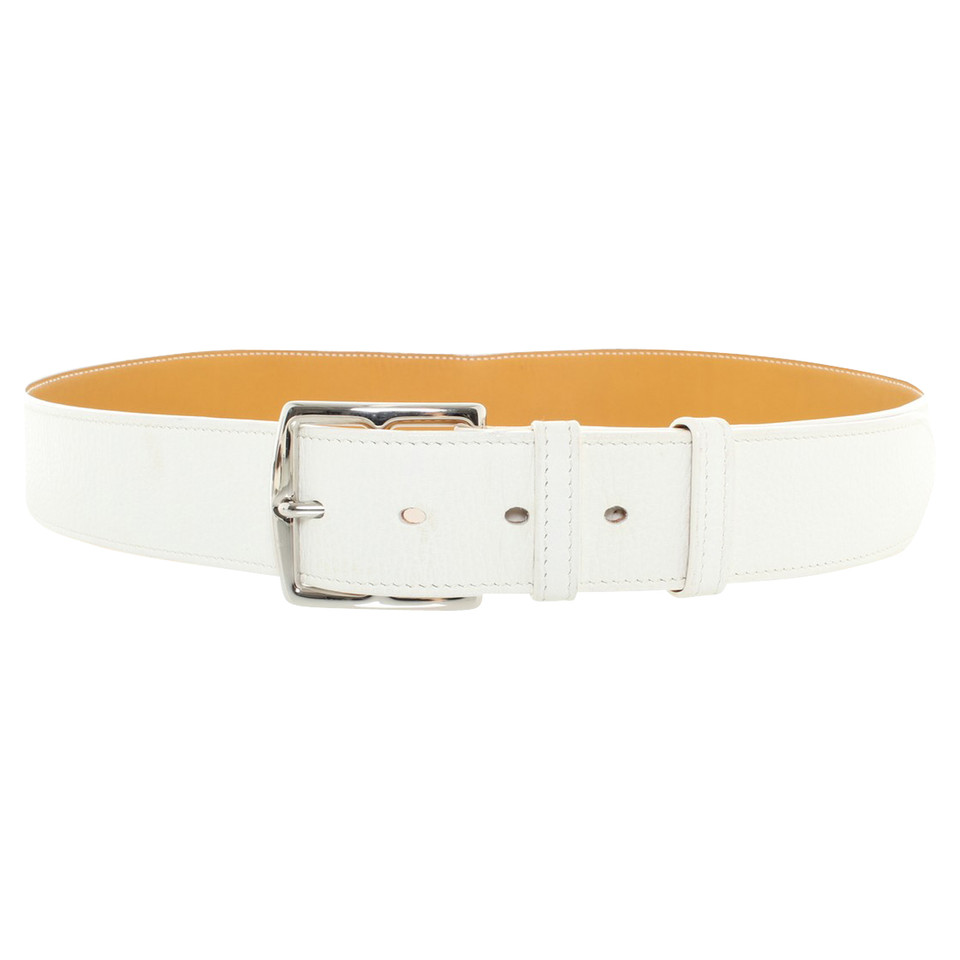 Hermès Belt in White - Buy Second hand Hermès Belt in White for €299.00