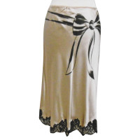 Moschino Skirt Silk in Beige