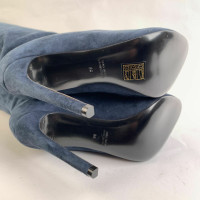 Flavio Castellani Stiefel aus Wildleder in Blau