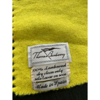 Thomas Burberry Schal/Tuch aus Wolle in Gelb