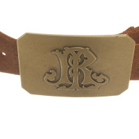 Ralph Lauren Riem Leer in Bruin