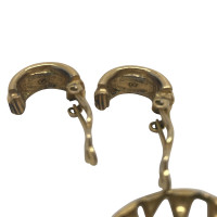 Chanel Earrings with metal logo