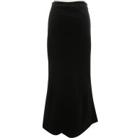 Cinque Velvet skirt in black