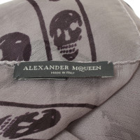 Alexander McQueen Silk scarf with skull pattern