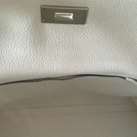 Hermès Kelly Bag 40 aus Leder in Weiß