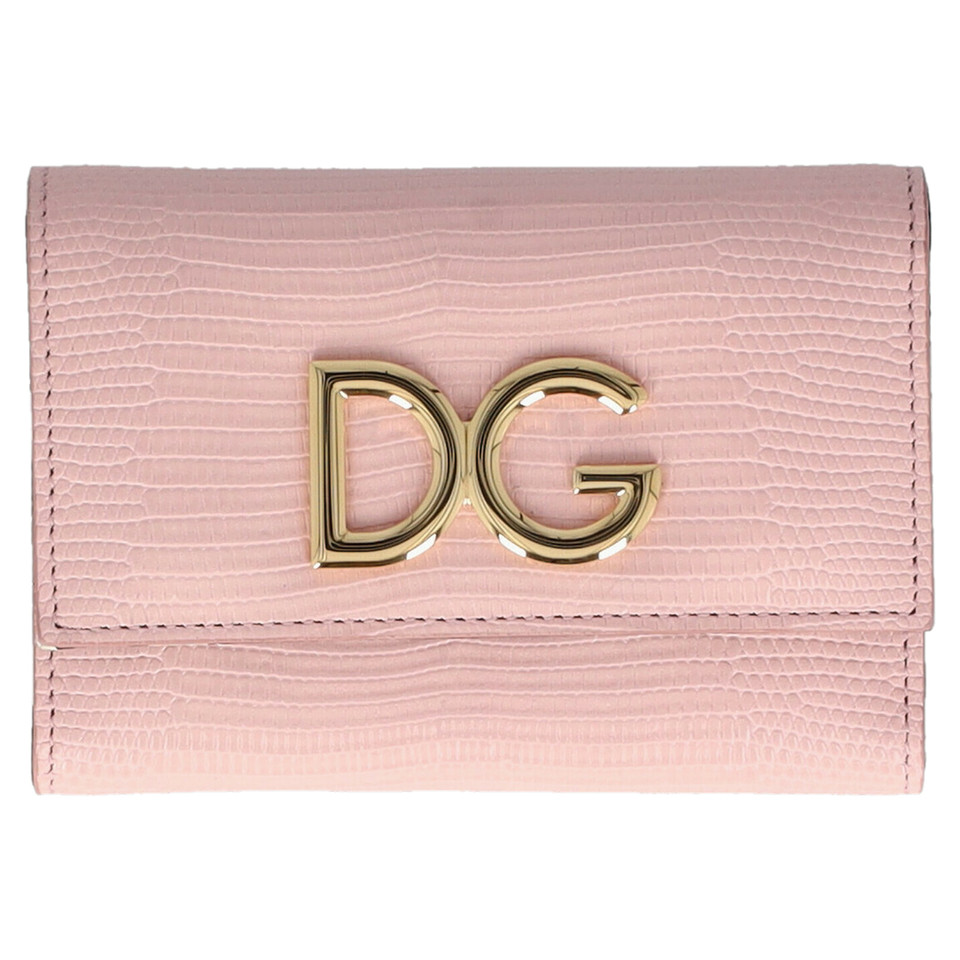 Dolce & Gabbana Tasje/Portemonnee Leer in Roze