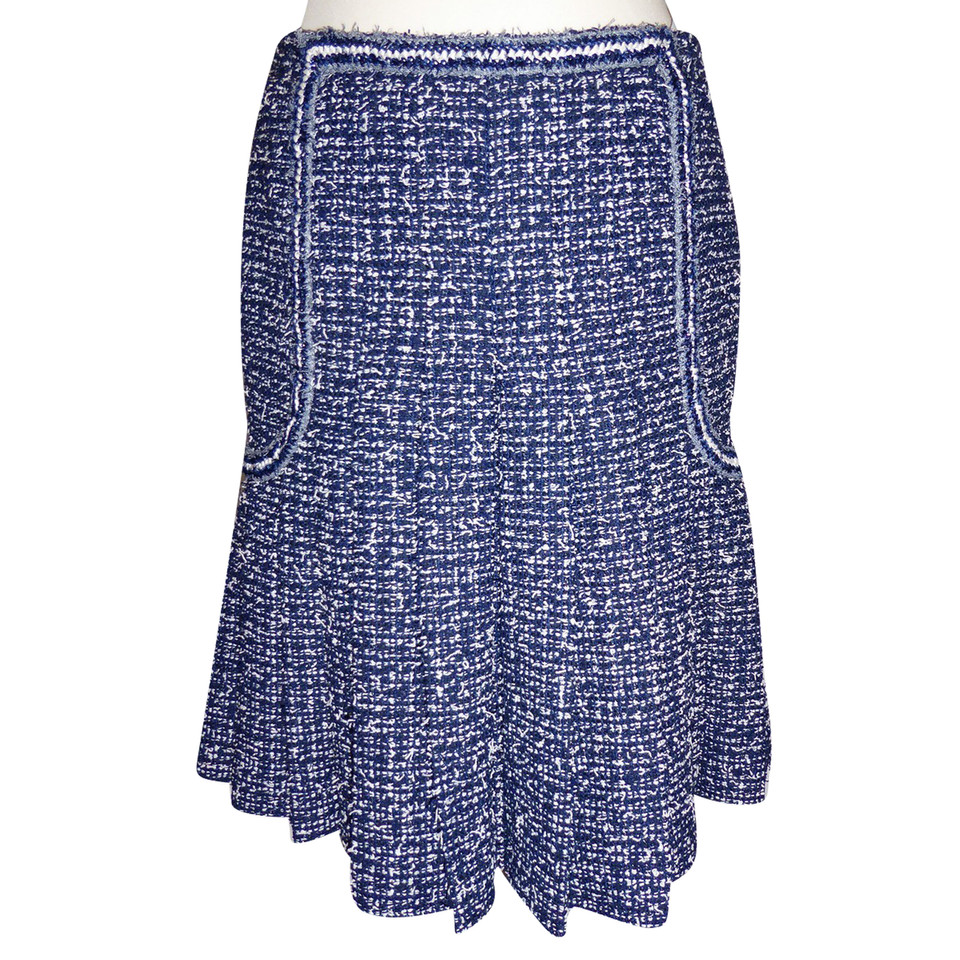 Chanel Bouclé skirt with pleats