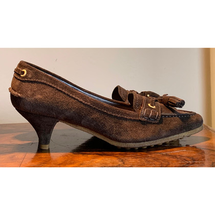 Carshoe Chaussons/Ballerines en Daim en Marron