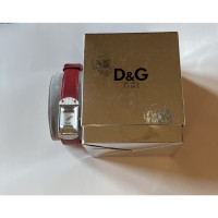 Dolce & Gabbana Horloge Staal in Bordeaux