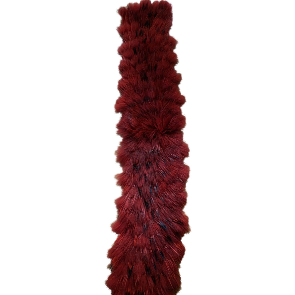 Dolce & Gabbana Schal/Tuch aus Pelz in Rot