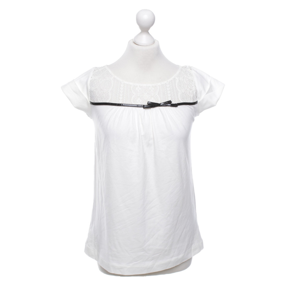 Dorothee Schumacher Top en Coton en Crème