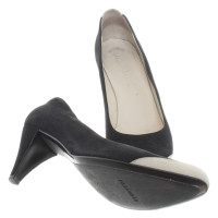 Jil Sander Pumps in Schwarz/Beige