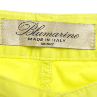 Blumarine Capri pants in neon yellow