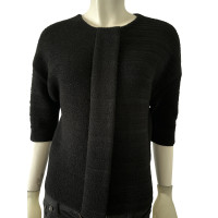 Calvin Klein Collection Jacke/Mantel aus Wolle in Schwarz