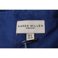 Karen Millen Top en Soie en Bleu