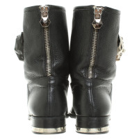 Philipp Plein Ankle boots with application