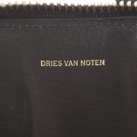 Dries Van Noten Mobile phone bag in black / gold