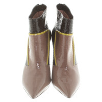 Pollini Ankle boots in nude / brown